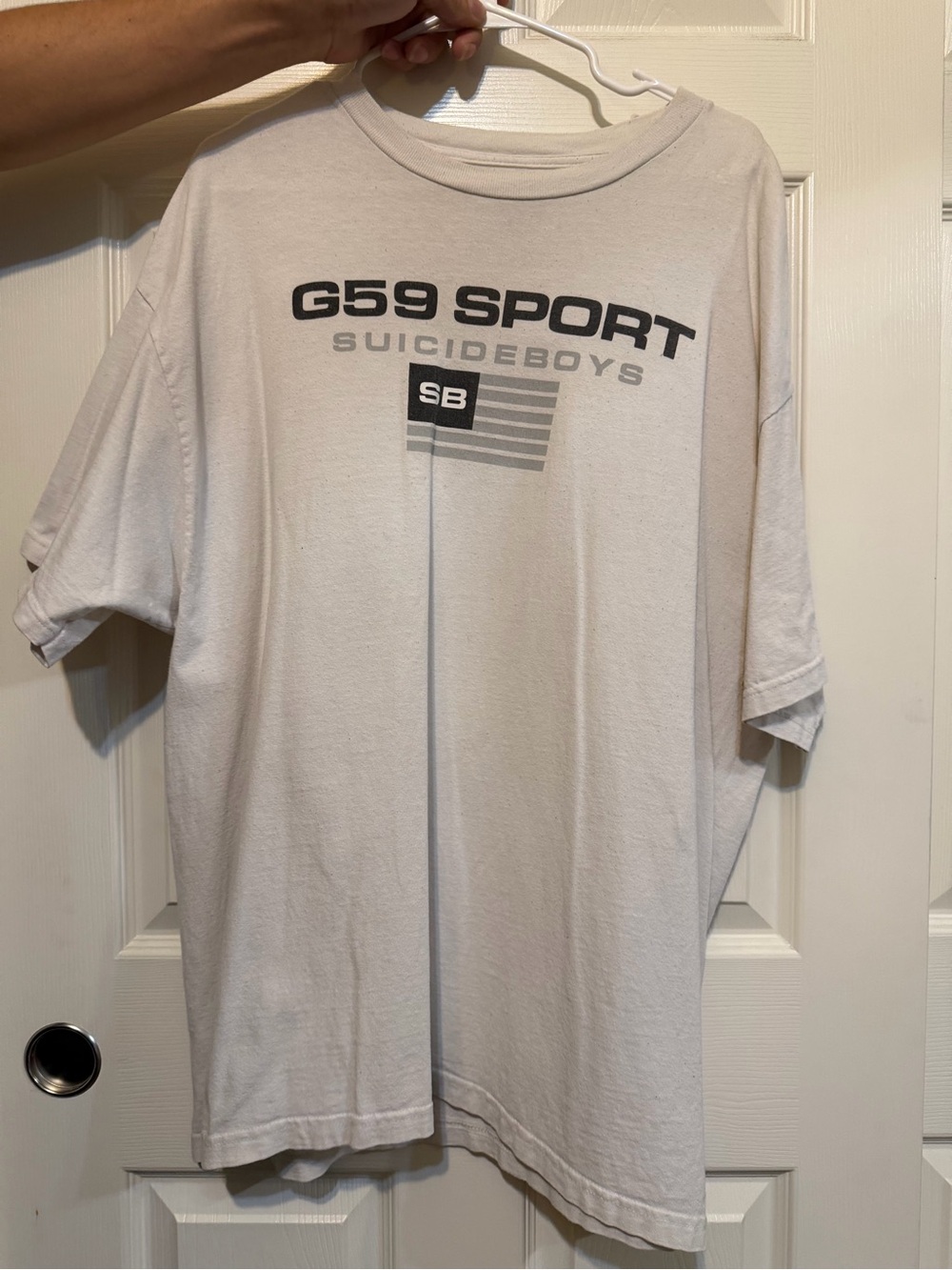 G59 Sport Short Sleeve Tee - Light Cream